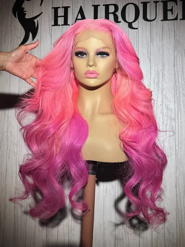 PINK PUMA LACE WIG