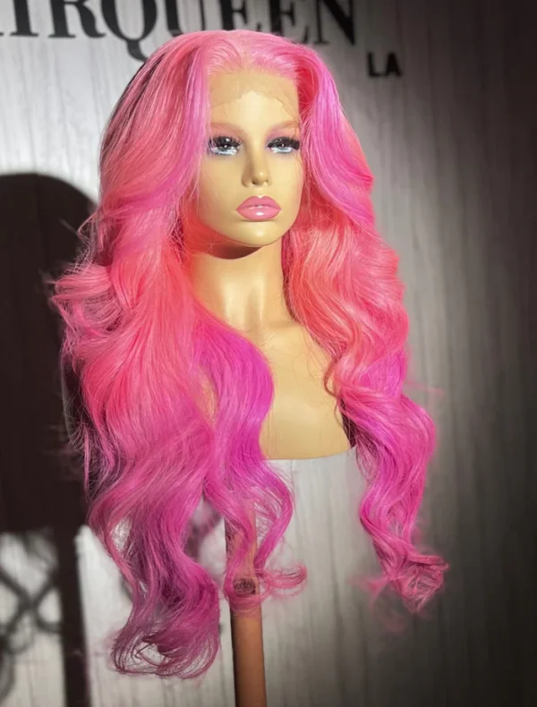 PINK PUMA LACE WIG