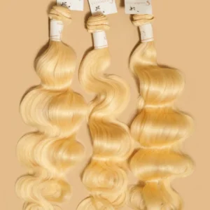 3PC 613 BLONDE BRAZILIAN HAIR BUNDLES DEAL