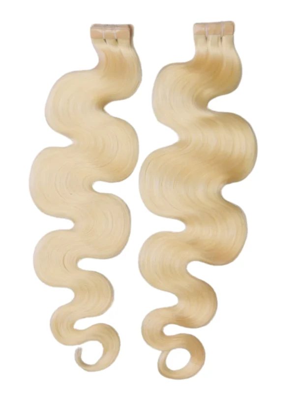 613/BLONDE BODY WAVE TAPE-IN EXTENSIONS