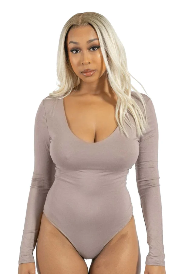 TAUPE BODY SUIT